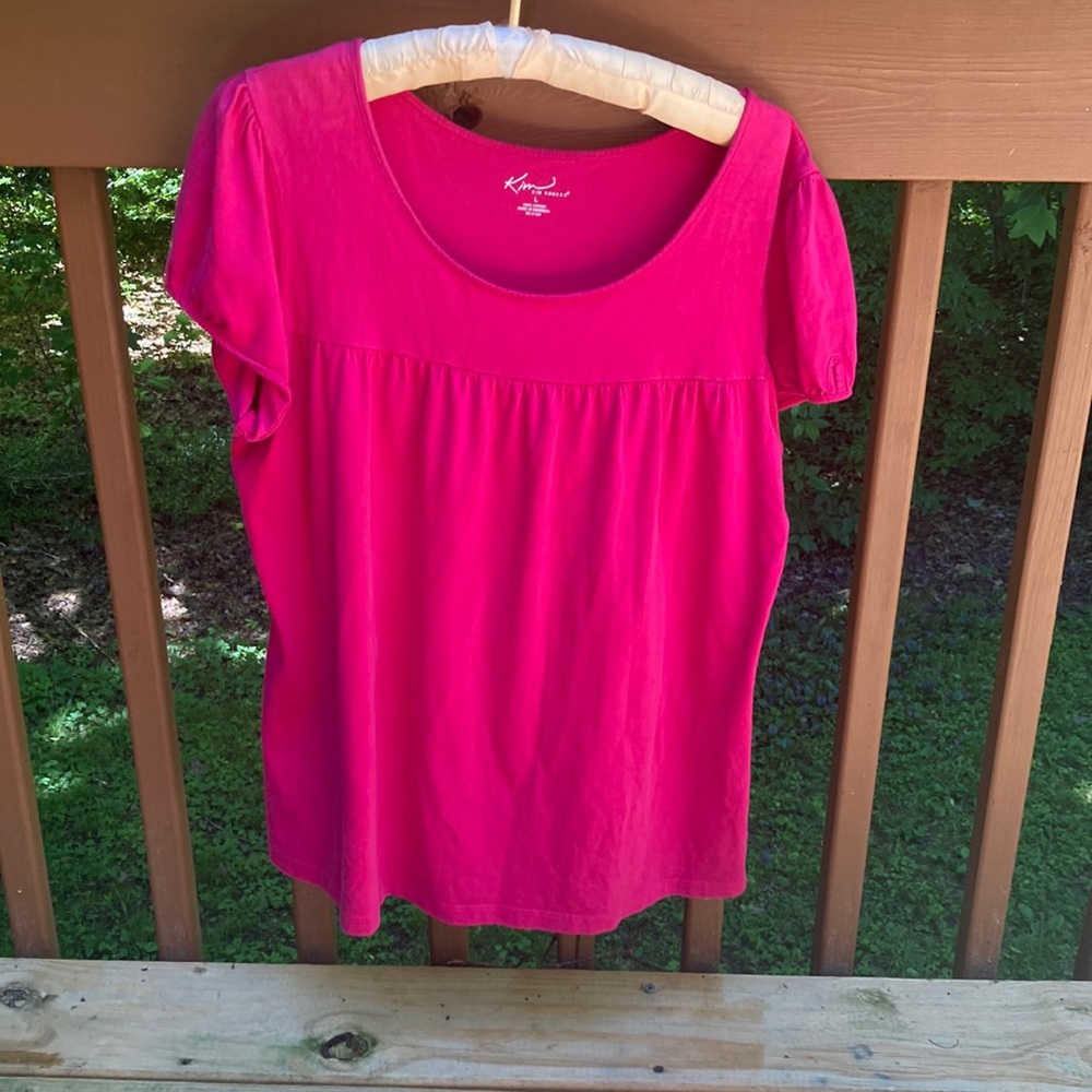 Kim Rogers cotton pink T-shirt